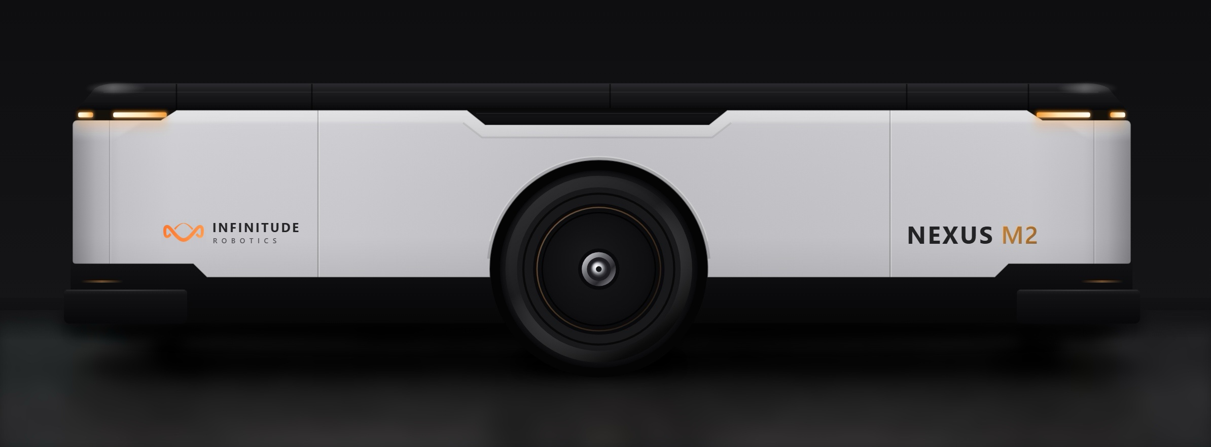 Starboard side view of NEXUS M2 autonomous mobile robot